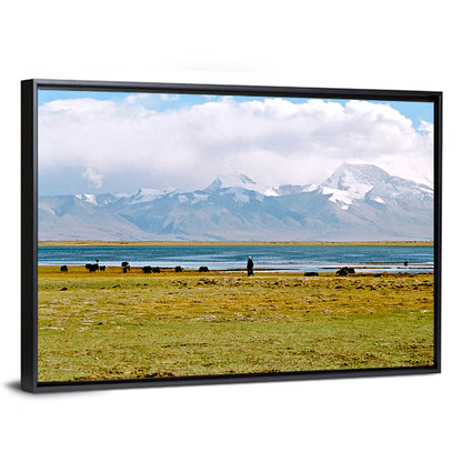 Mount Kailash from Lake Manasarovar Wall Art