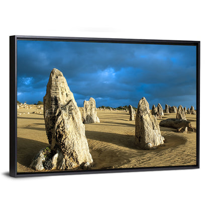 Pinnacles Desert at Golden Hour Wall Art