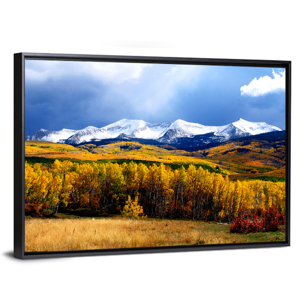 Crested Butte Autumn Mountains Wall Art