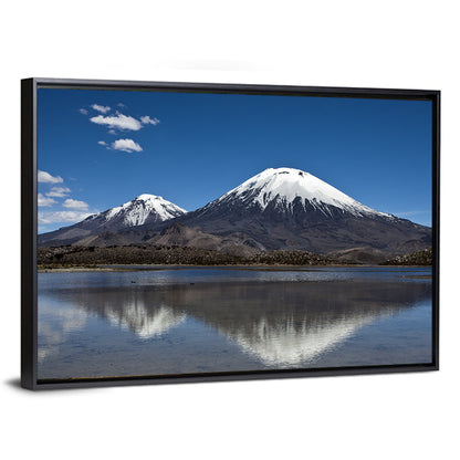 Parinacota Volcano Reflection Wall Art