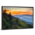 Great Smoky Mountains Sunset Wall Art