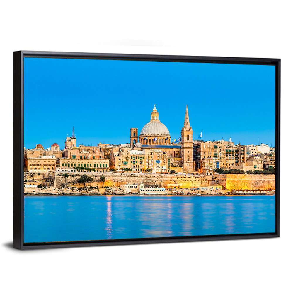 Valletta Waterfront Skyline Wall Art