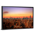 Kuwait City Skyline at Dusk Wall Art