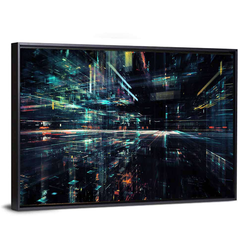 Digital Speed Corridor Wall Art