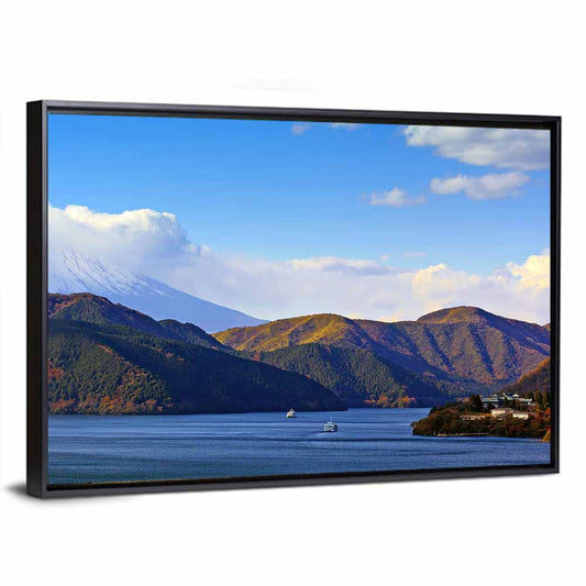 Mount Fuji Over Lake Ashi Wall Art