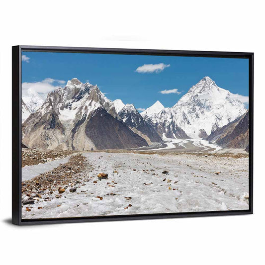 K2 and Baltoro Glacier Wall Art