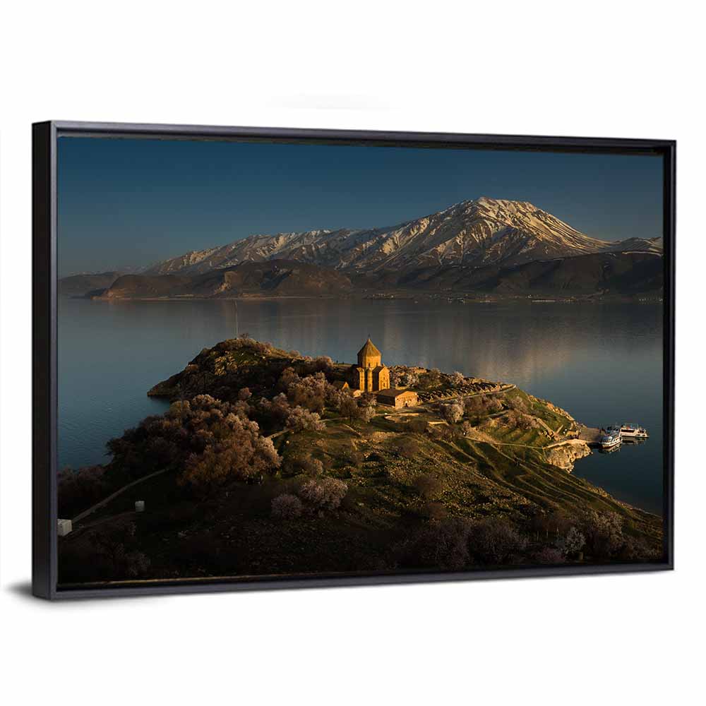 Akdamar Cathedral on Lake Van Wall Art