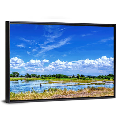 Snake River Fly Fishing, Idaho Wall Art