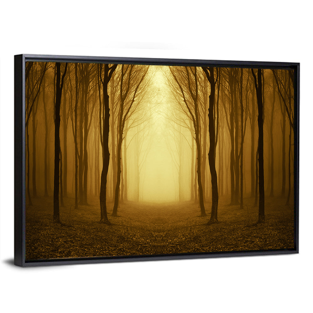 Lonely Forest Path Wall Art