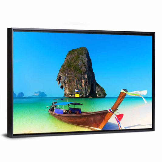 Thailand Long-tail Boat Seascape Wall Art