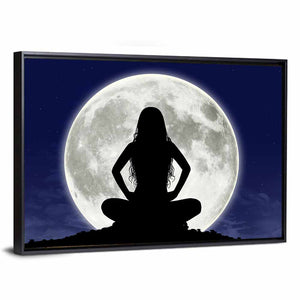 Young Woman Meditation Wall Art