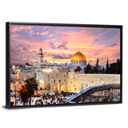 Jerusalem Old City Sunset Wall Art