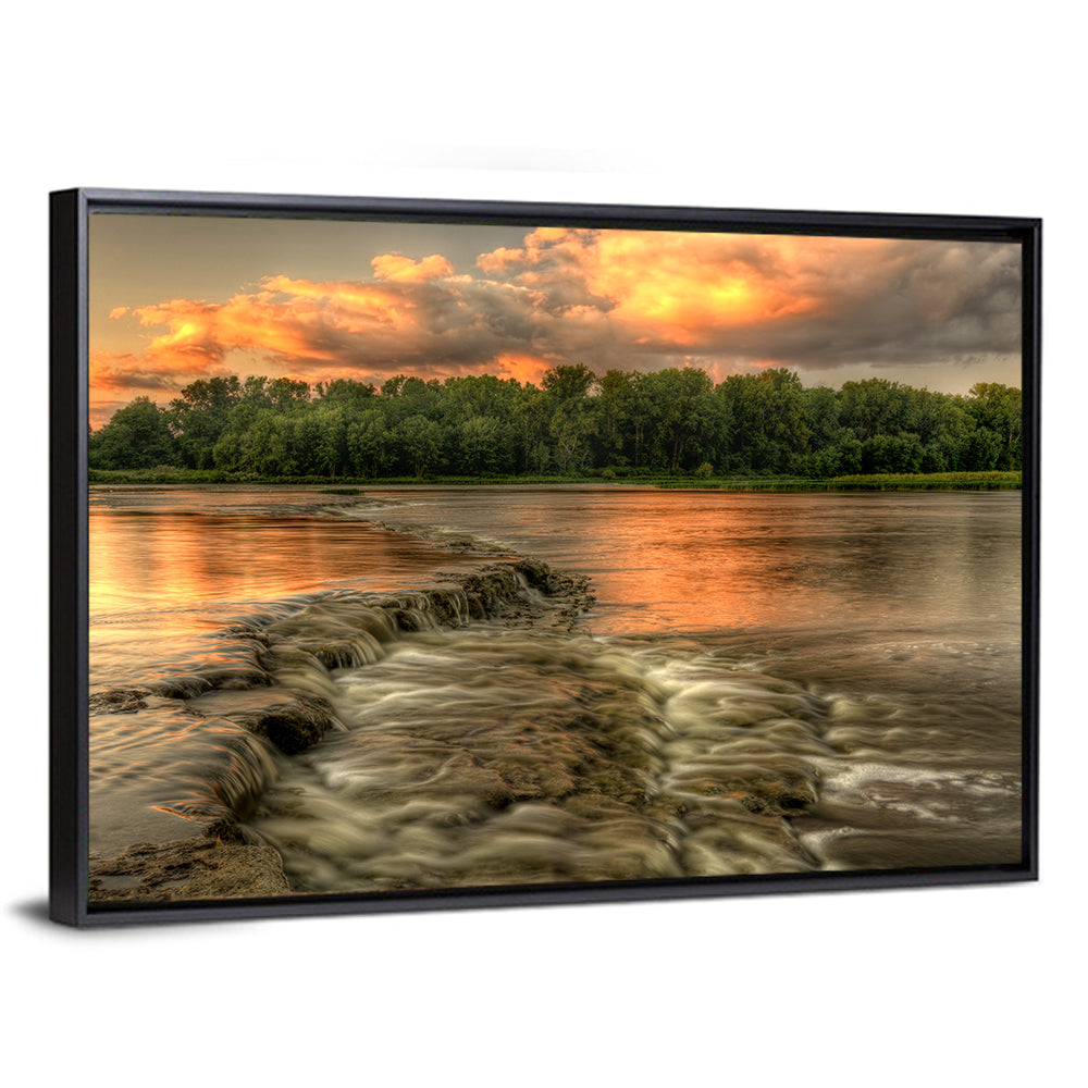 Maumee River Sunset Wall Art