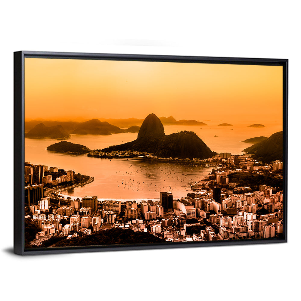 Sugarloaf Over Guanabara Bay Wall Art