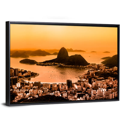Sugarloaf Over Guanabara Bay Wall Art