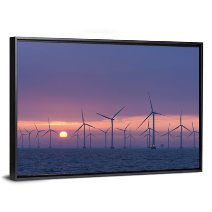 Twilight Offshore Wind Farm Wall Art