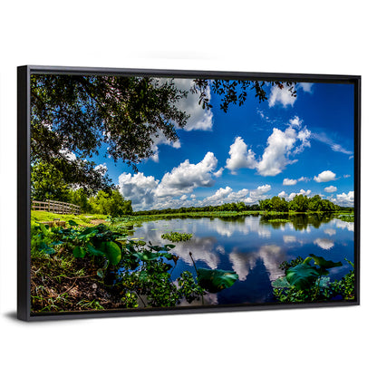 Brazos Bend Lake Reflection Wall Art