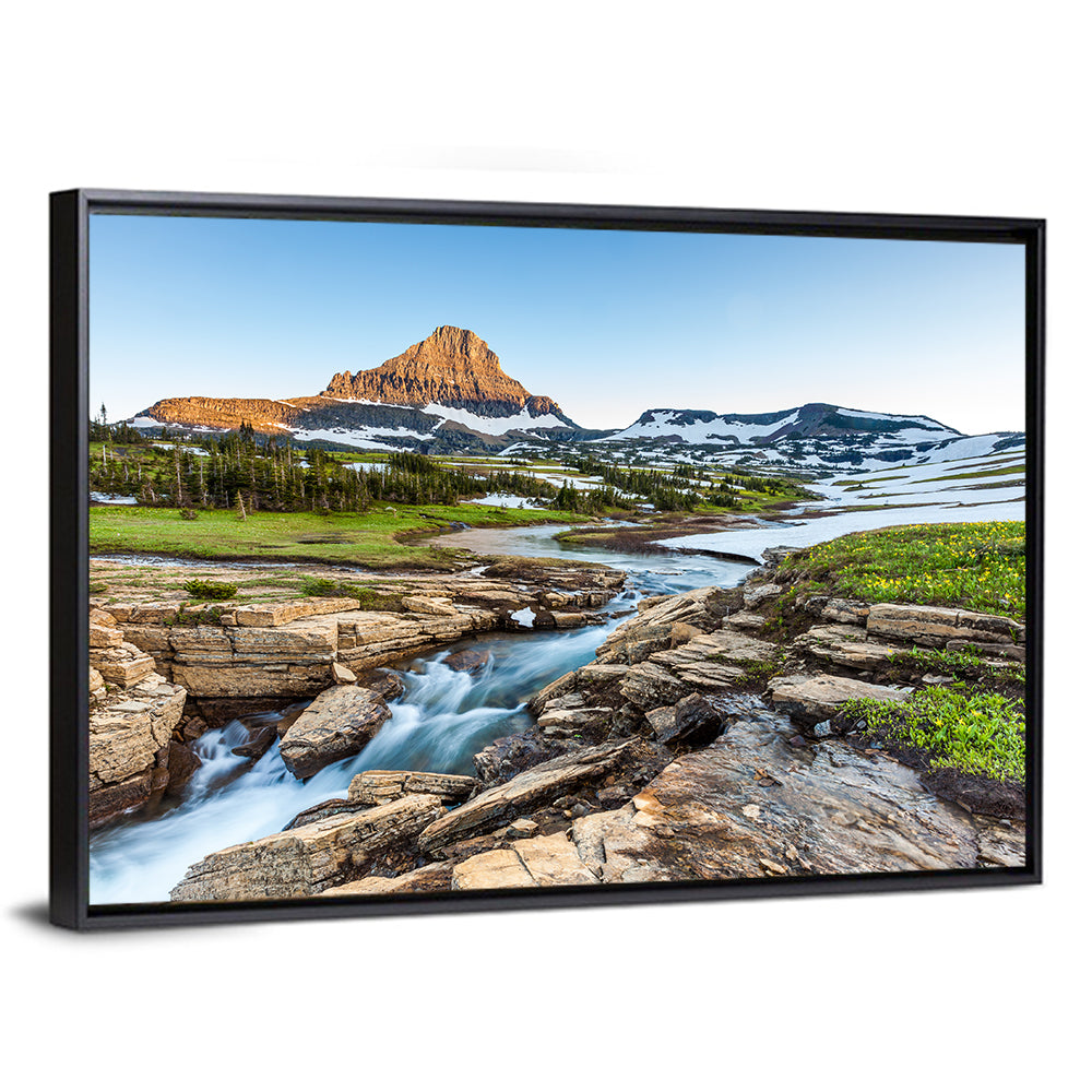 Logan Pass Golden Hour Wall Art