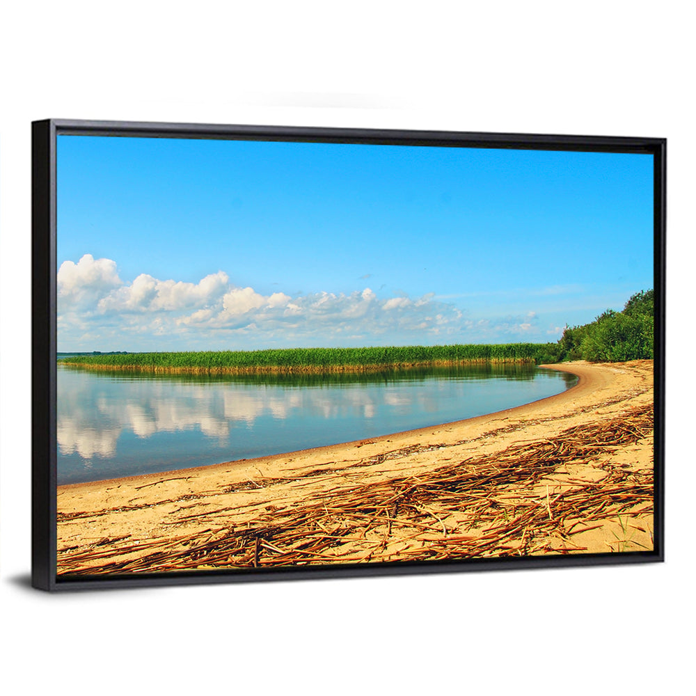 Lake Pskov Shoreline Wall Art