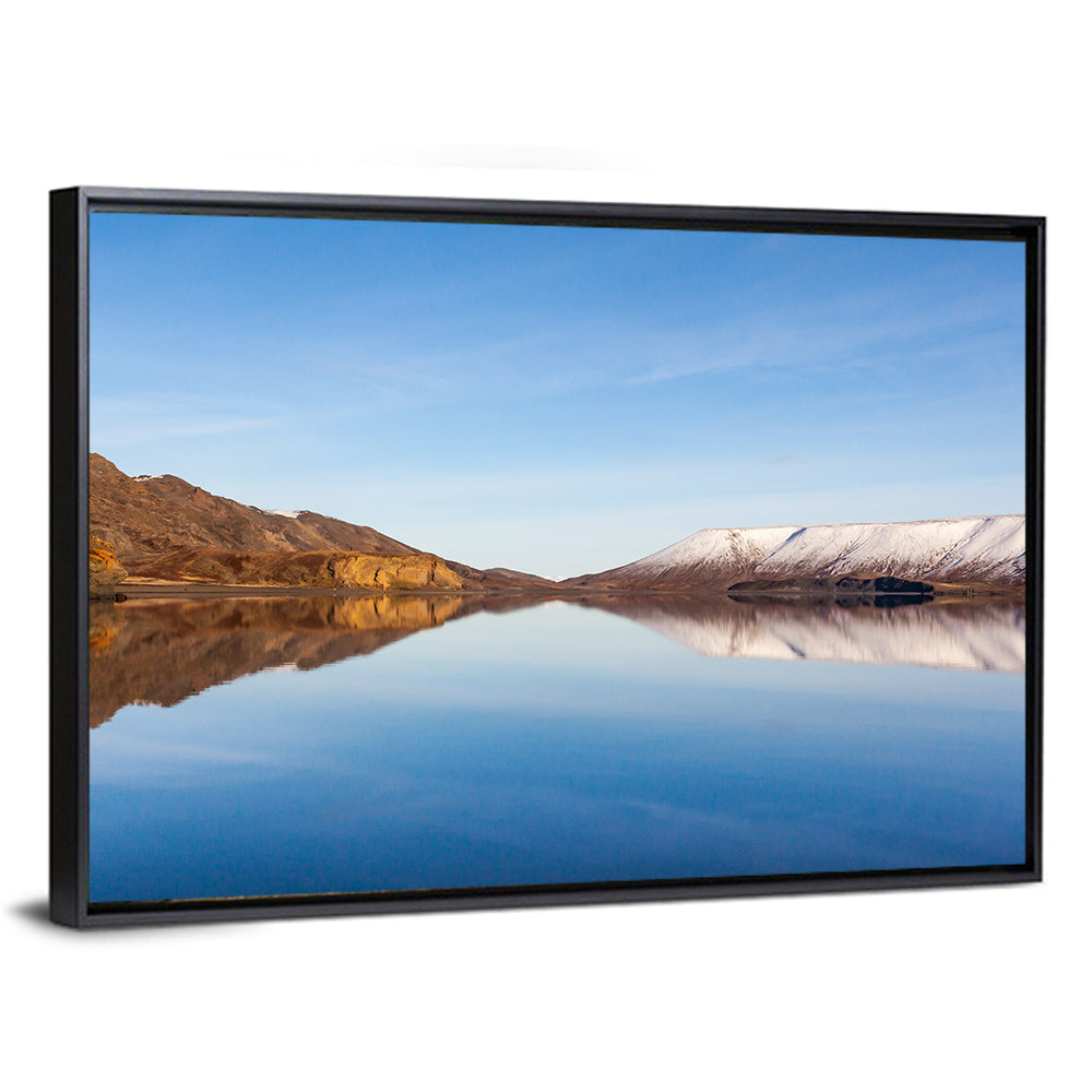 Lake Kleifarvatn Reflection Wall Art