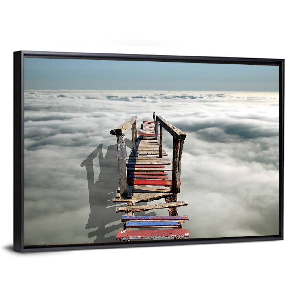 Bridge Over Clouds Wall Art