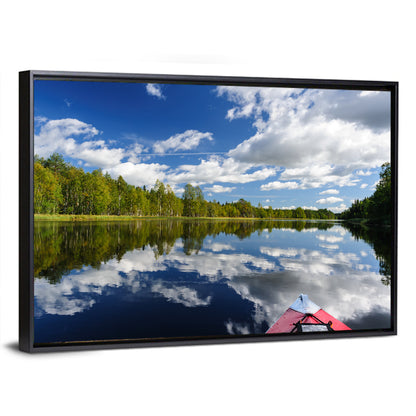 Karelia Kayak Reflection Wall Art