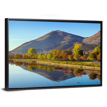 Trebišnjica River Reflection, Trebinje Wall Art