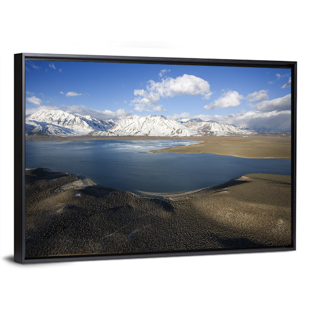 Lake Crowley Aerial View Wall Art