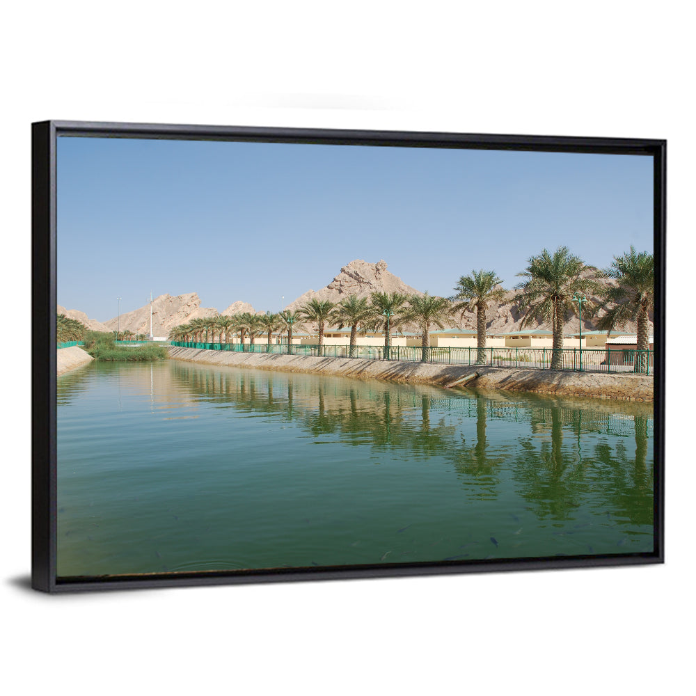 Palm Lake Reflections Wall Art