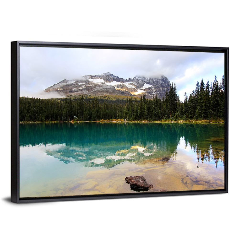 Lake O Hara Mountain Reflection Wall Art