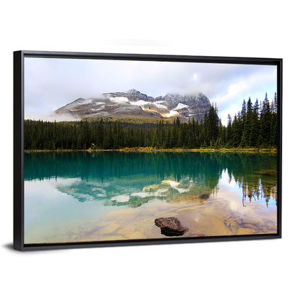 Lake O Hara Mountain Reflection Wall Art