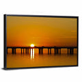 Lake Pontchartrain Causeway Sunset Wall Art