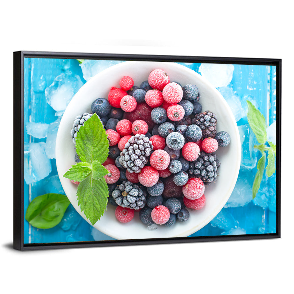 Frozen Berry Bowl Wall Art