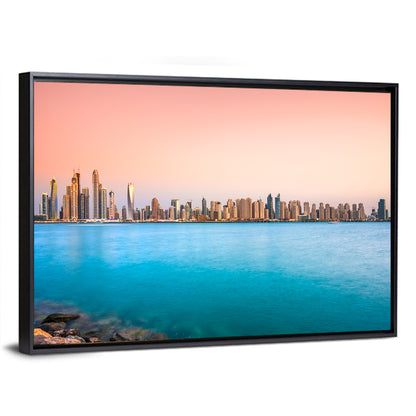 Dubai Marina Skyline Wall Art