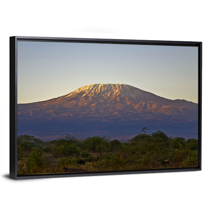 Mount Kilimanjaro Sunset Wall Art