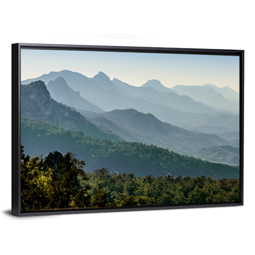Misty Mountain Ridges Wall Art