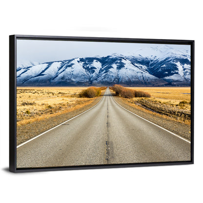 El Calafate Road with Snow Peaks Wall Art