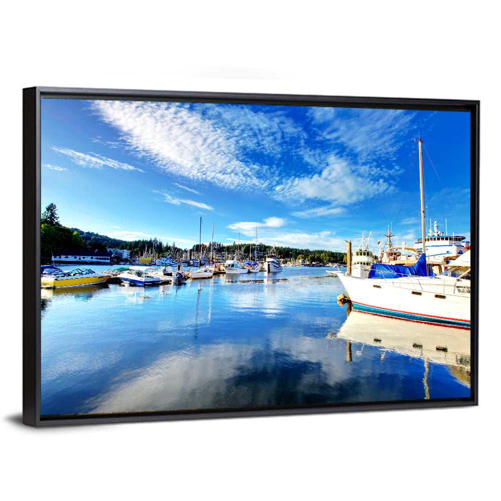 Tacoma Marina Reflections Wall Art