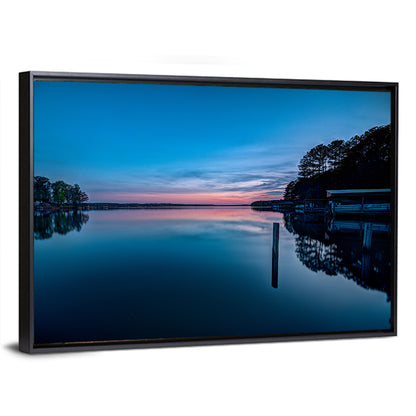 Lake Gaston Twilight Reflection Wall Art