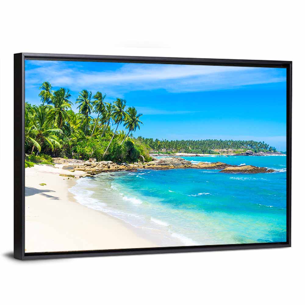 Sri Lanka Tropical Beach Wall Art