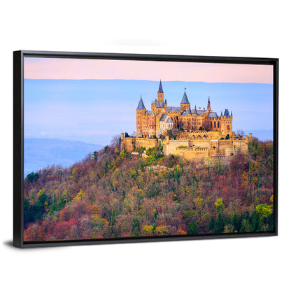 Hohenzollern Castle at Sunset Wall Art
