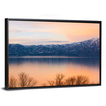 Lake Sevan Golden Dusk Wall Art