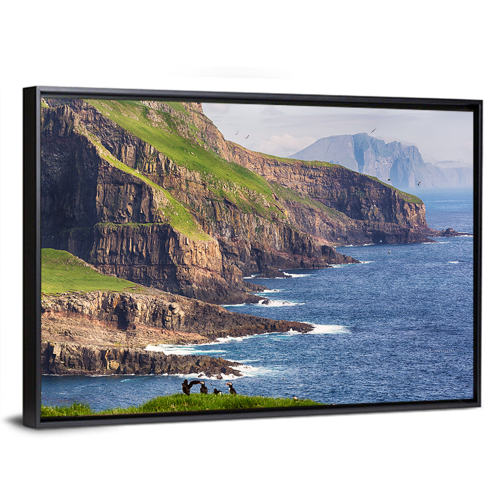 Mykines Cliffs, Faroe Islands Wall Art