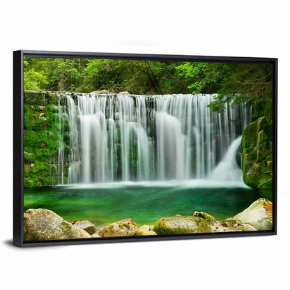 Emerald Lake Waterfall Wall Art
