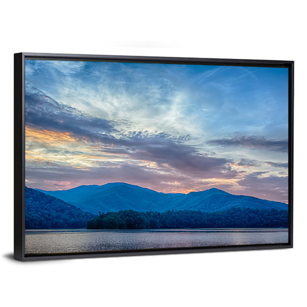 Lake Santeetlah Sunset Glow Wall Art