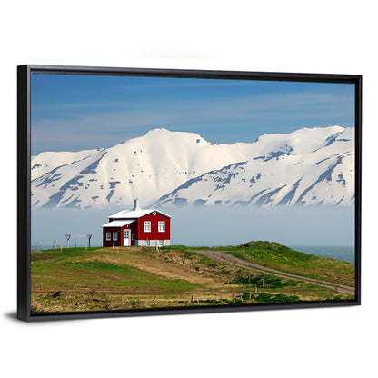 Red House by Fjord Wall Art