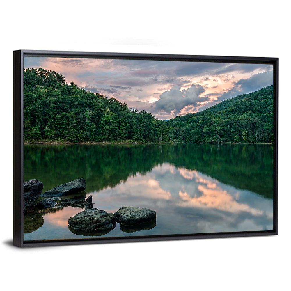Martins Fork Lake Sunset Wall Art