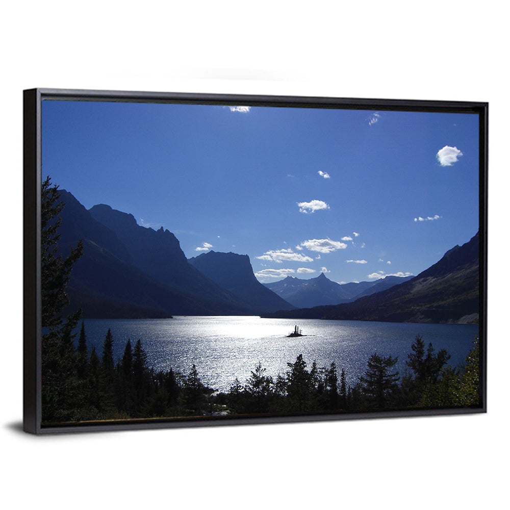 Montana Mountains Lake Wall Art