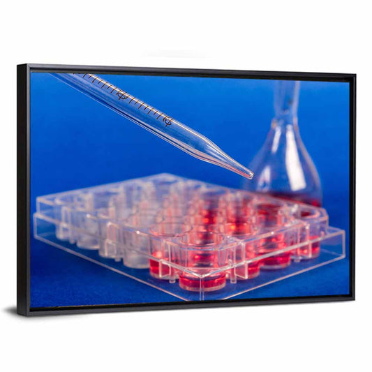 Stem Cell Pipette Close-up Wall Art