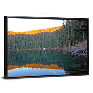 Serene Lake Reflection Wall Art